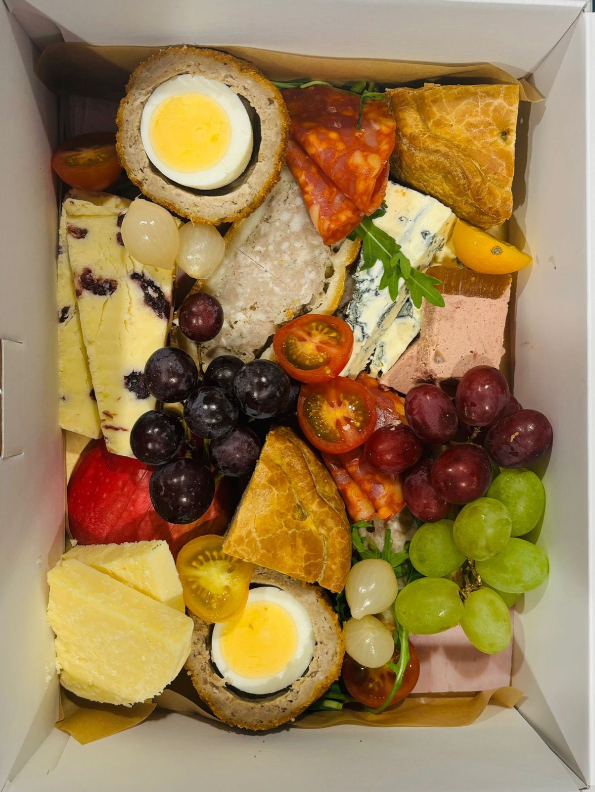 A savoury platter box